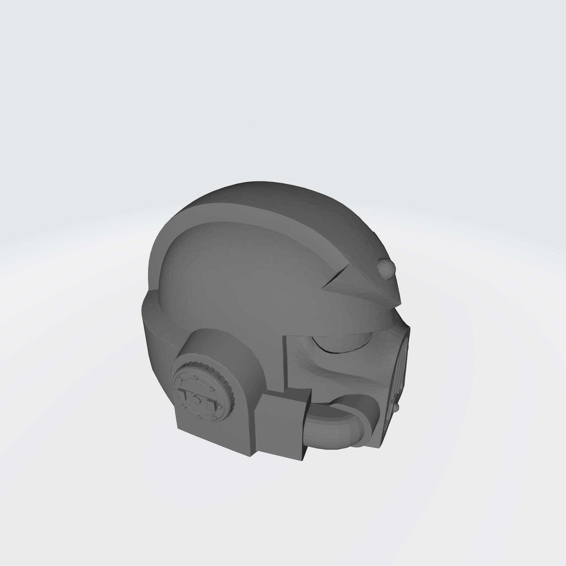Custom Chaos Undivided Traitor Legions Mark VII Helmet with Arrow for McFarlane Toys Space Marine Action Figures