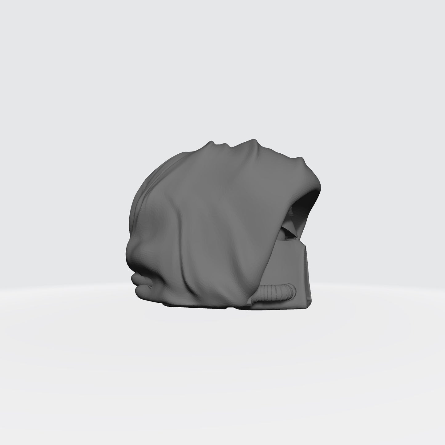 Deathwatch Mark VII Helmet with Skull and Hood for McFarlane Toys Space Marine Action Figures