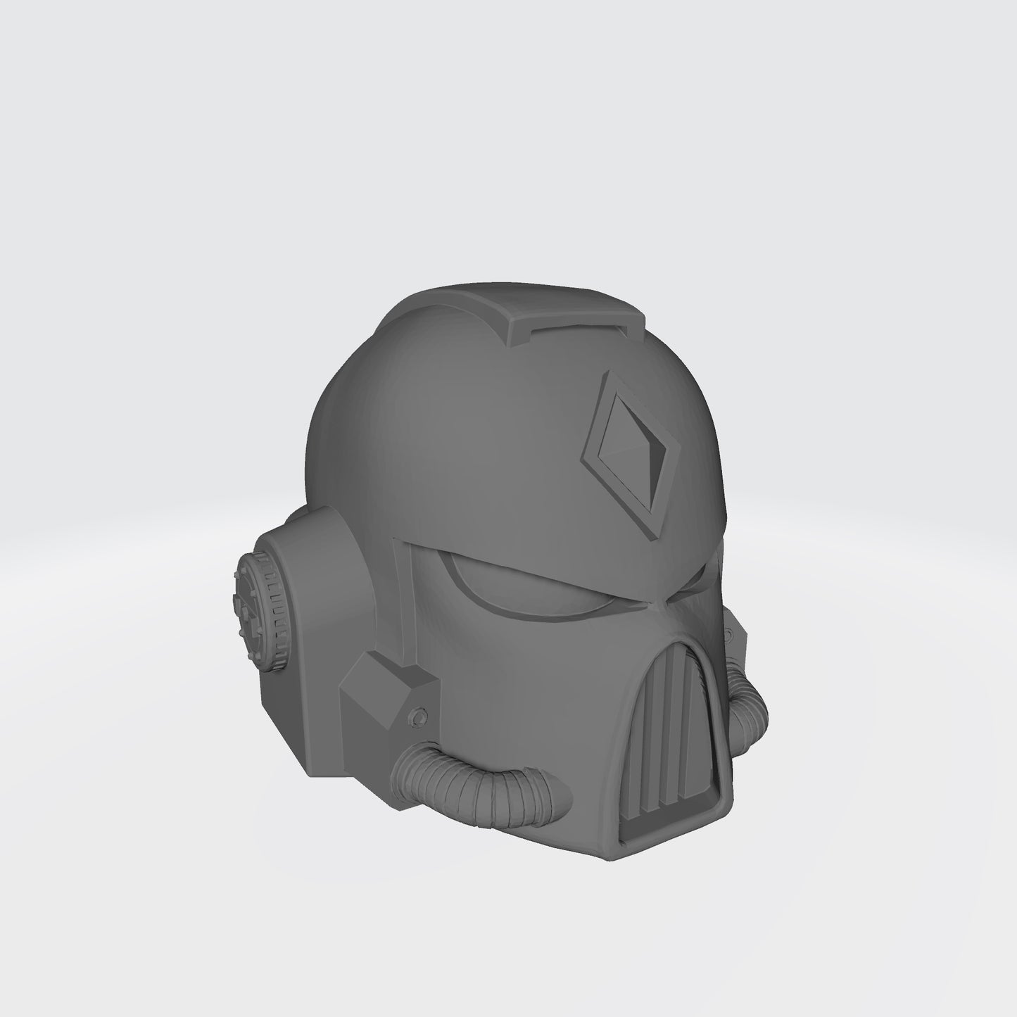 Wolf Legion MK VII Helmet with Diamond Compatible with McFarlane Space Marine Action Figures