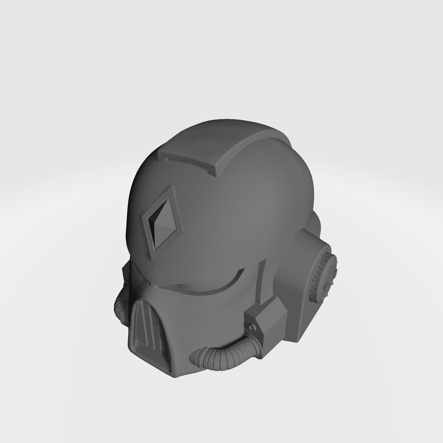 Wolf Legion MK VII Helmet with Diamond Compatible with McFarlane Space Marine Action Figures