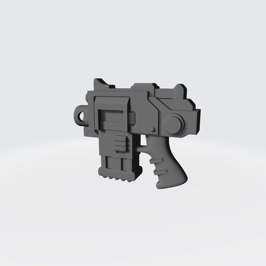 Deathwatch Bolt Pistol Mark IV Tigrus Pattern Left Handed for McFarlane Space Marine Action Figures