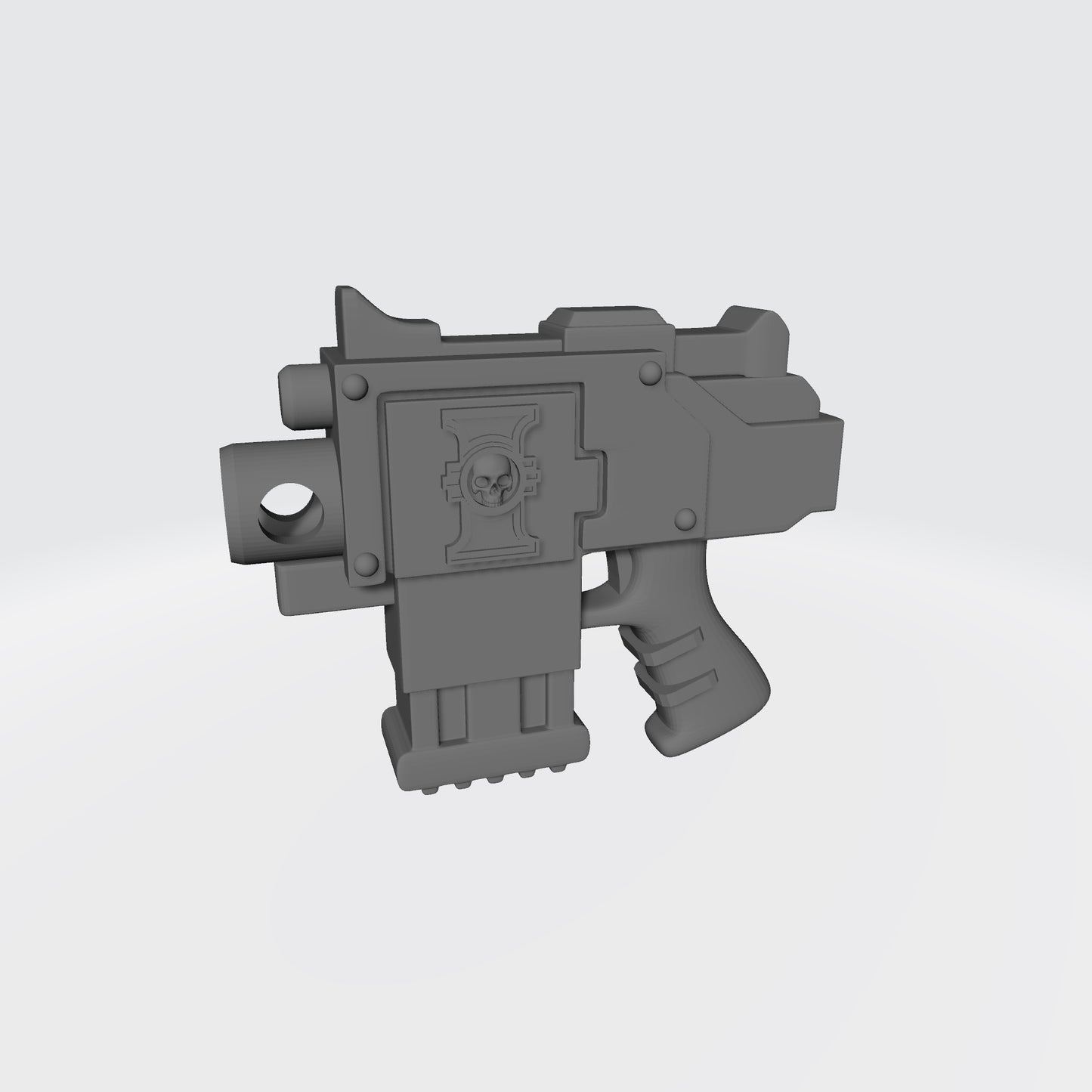 Deathwatch Bolt Pistol Mark IV Tigrus Pattern with Rivets for McFarlane Space Marine Action Figures