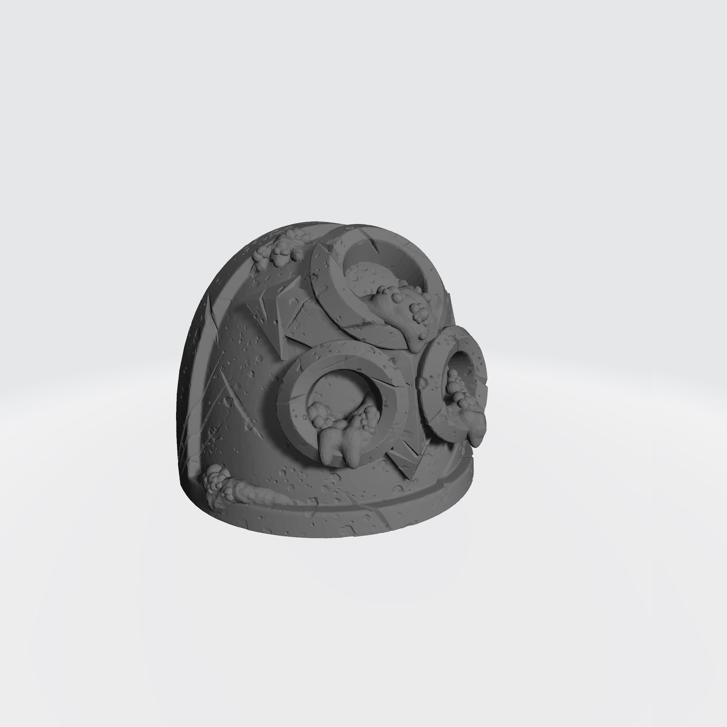 Plague Marine Legions MKIV Damaged Shoulder Pad of Decay for McFarlane Toys Traitor Marine Action Figures Custom 1:10th Scale Parts