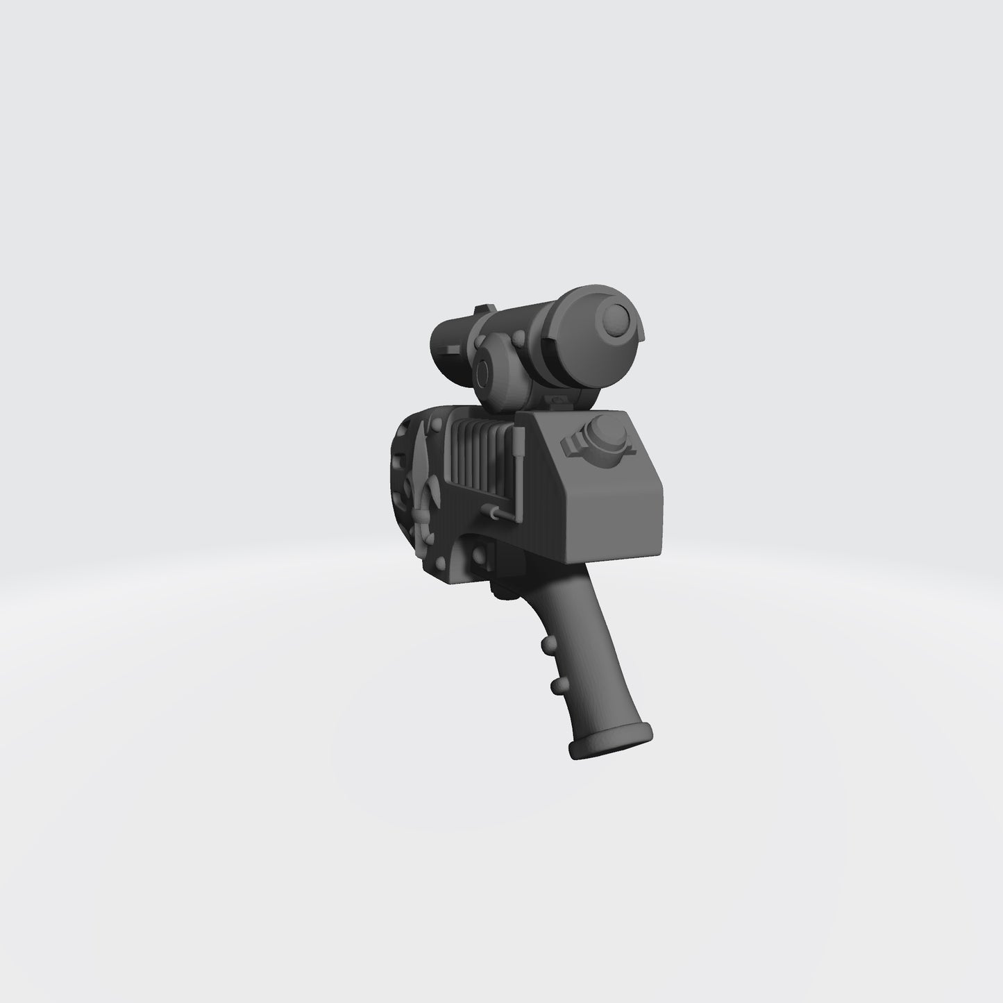 Sisters of War Plasma Pistol with Fleur-de-lis and scope for McFarlane Toys Action Figures