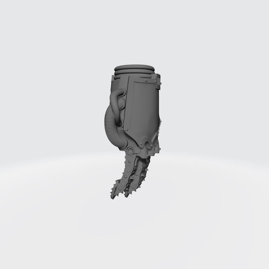 Mech Hands Right Hand Open Power Gauntlet compatible with McFarlane Toys 7-inch armored action figures custom resin accessory