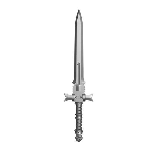 Black Templar Chapter Custom Power Sword compatible with McFarlane Toys Space Marine Action Figures