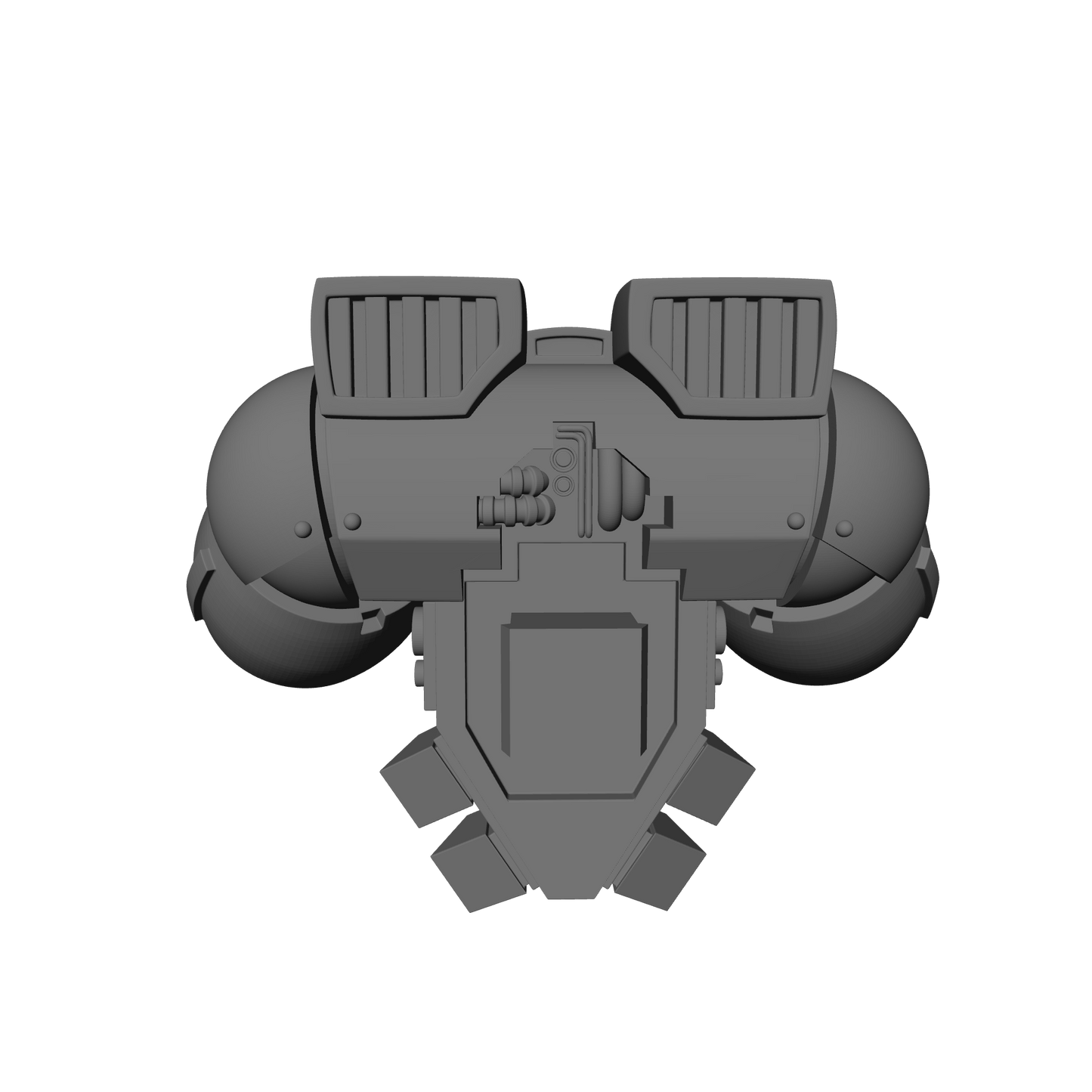Death Guard Legions Nurgle Winged Jump Pack Compatible with McFarlane Toys Traitor Marine Action Figures Custom 1:12th Scale Part