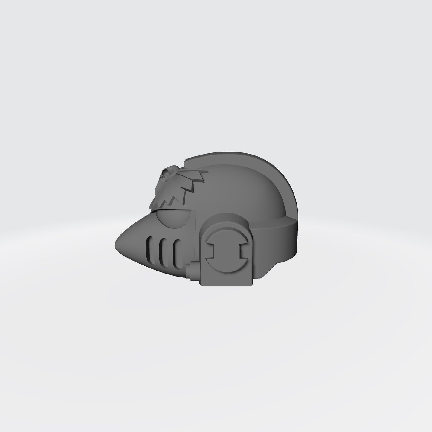 Raven Guard Shrike MKVI Corvus Helmet with Wings for McFarlane Toys Space Marine Action Figures