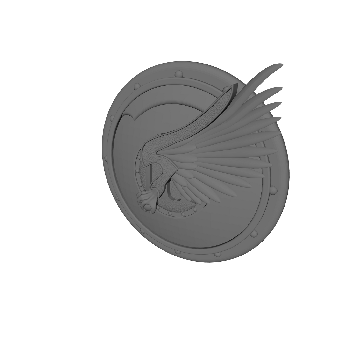 Emperor's Children Legion Shield Round for McFarlane Toys Traitor Marine Action Figures Custom 1:10th Scale Parts