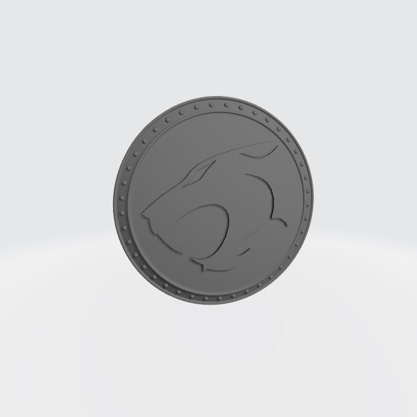 Custom 80mm Thundercats Round Shield with Rivets for Four Horsemen Mythic Legions Action Figures