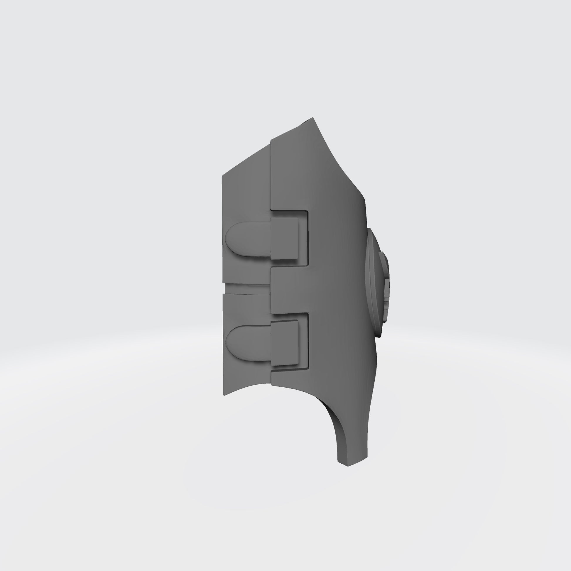 Custom Space Marine Luna Wolves Legion Shin Guard Armor with Clamps for McFarlane Toys Grimdark Battle Brothers Action Figures