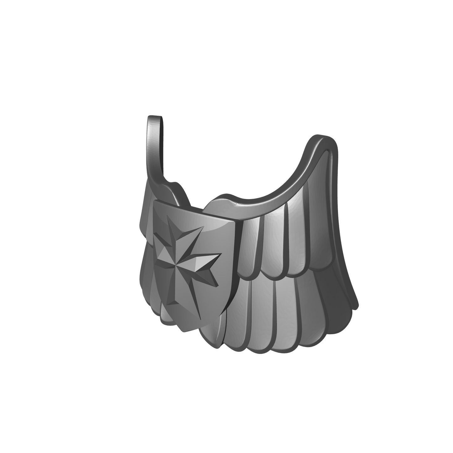 Black Templars Chapter Captain Gravis Shin Guard Decal for McFarlane To6ys Space Marine Action Figures Custom 1:18th Scale Parts