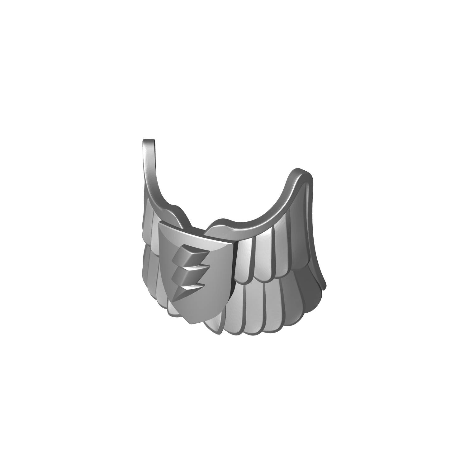 White Scars Shin Guard Decal w Bolt Captain Gravis for McFarlane Toys Space Marine Action Figures
