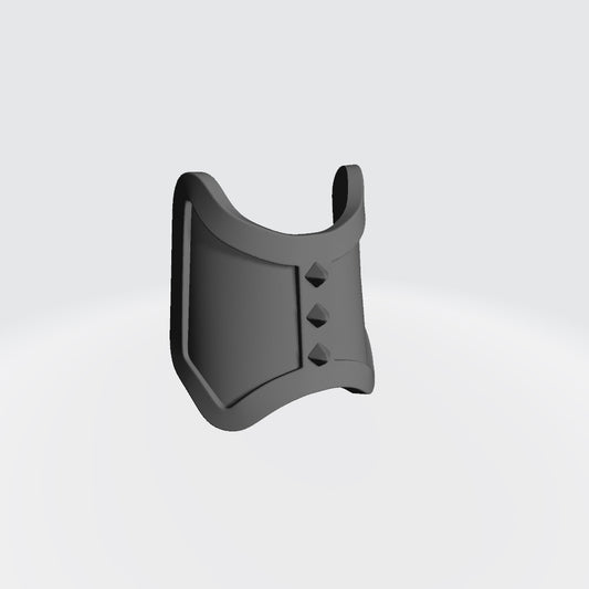 Shin Guard with Pyramid Spikes Compatible with McFarlane Toys Space Marines