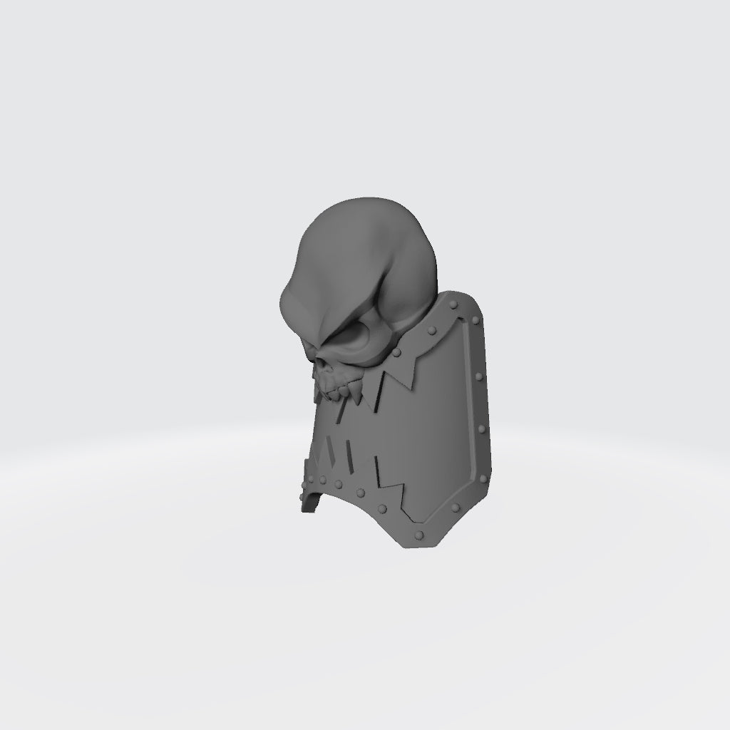 World Eaters Legions Shin Guard with Large Skull Compatible with McFarlane Toys Space Marines Designer Fantasy World Games