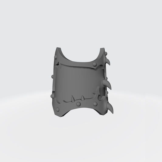 Night Terrors Legion Warp Talon Shin Guards for McFarlane Toys Traitor Marine Action Figures Custom 1:12th Scale Armor