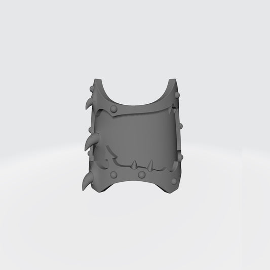 Night Lords Legion Warp Talon Shin Guards for McFarlane Toys Traitor Marine Action Figures Custom 1:12th Scale Armor