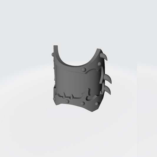 Night Lords Legion Warp Talon Shin Guards with Claw in Trim for McFarlane Toys Space Marines