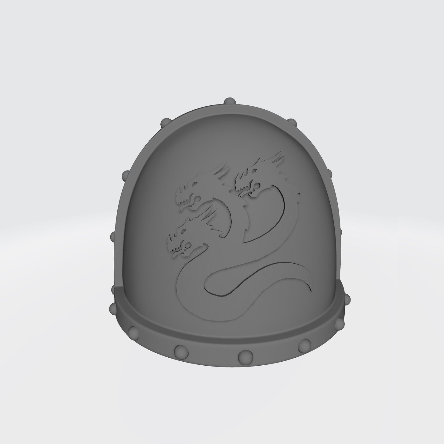 Alpha Legion MK VII Shoulder Pad with Studs and Hydra for McFarlane Toys Space Marine Action Figures