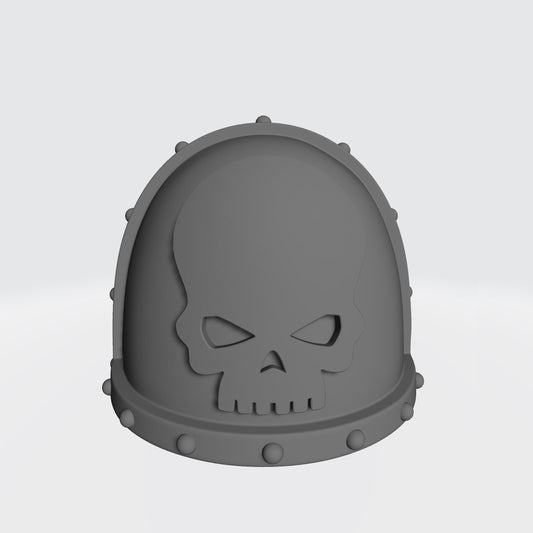 Mortifactors Chapter MKVII Shoulder Pad with Studs for McFarlane Toys Space Marine Action Figures