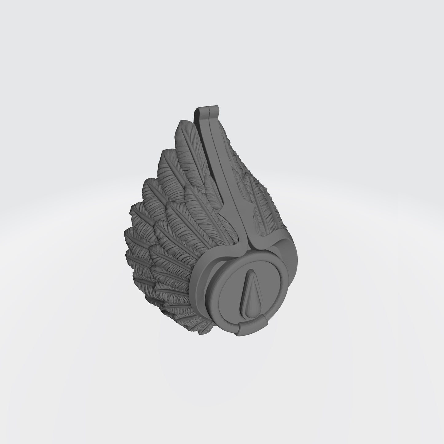 Blood Angels Sanguinary Guard Shoulder Pad with Feathers for McFarlane Toys Space Marine Action Figures