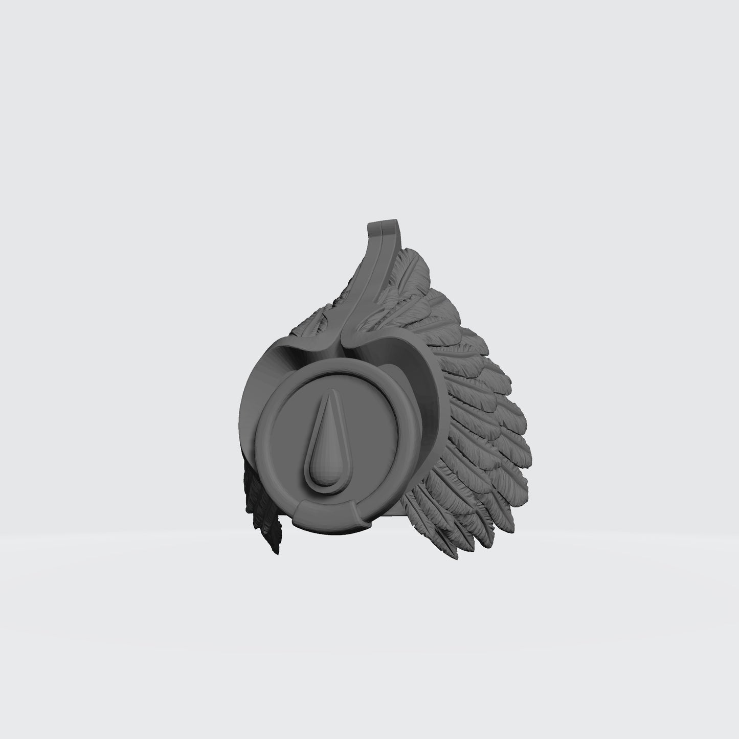 Blood Angels Sanguinary Guard Shoulder Pad with Feathers for McFarlane Toys Space Marine Action Figures