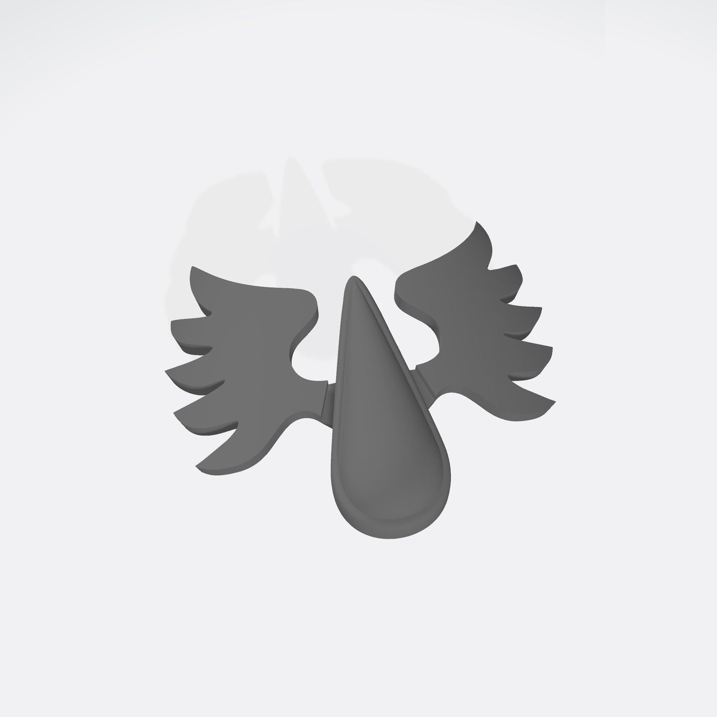 Blood Angels Winged Blood Drop Chapter Logo Shoulder Pad Decal for McFarlane Toys Space Marines