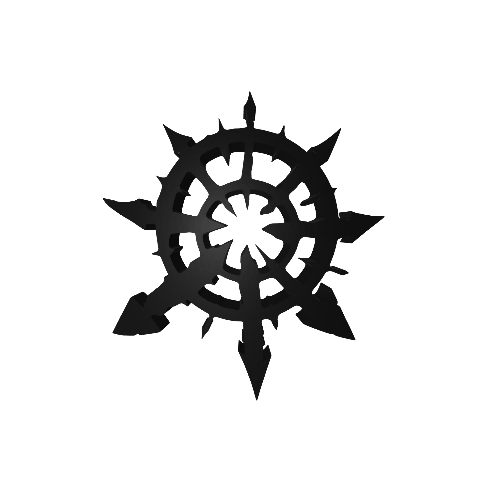 Renegade Marine Chaos Undivided Shoulder Pad Iconography - Pauldron Decal for McFarlane Toys Traitor Marine Action Figures