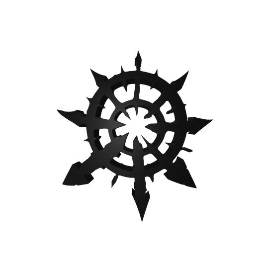 Renegade Marine Chaos Undivided Shoulder Pad Iconography - Pauldron Decal for McFarlane Toys Traitor Marine Action Figures