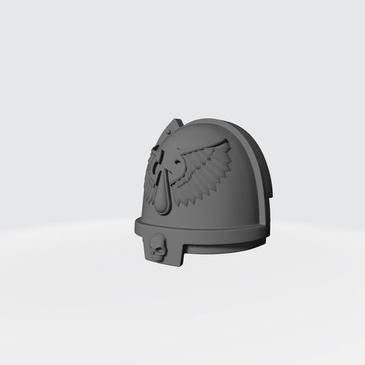 Blood Angels MK XI Skull Shoulder Pad for McFarlane Toys Space Marines