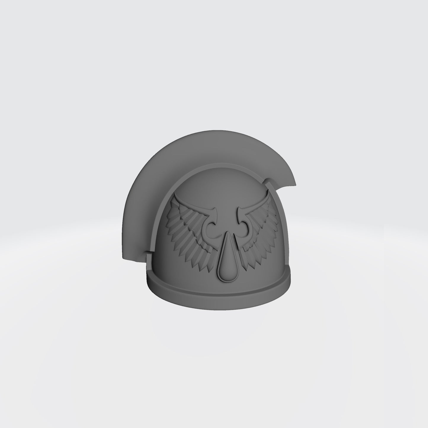 Blood Angels MKIII Shoulder Pad with 3 Quarter Ridge Left Shoulder for McFarlane Toys Space Marine Action Figures Sanguis Legion