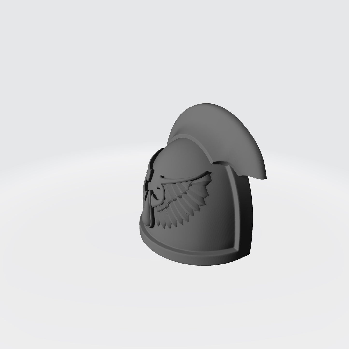 Blood Angels MKIII Shoulder Pad with 3 Quarter Ridge Left Shoulder for McFarlane Toys Space Marine Action Figures Sanguis Legion