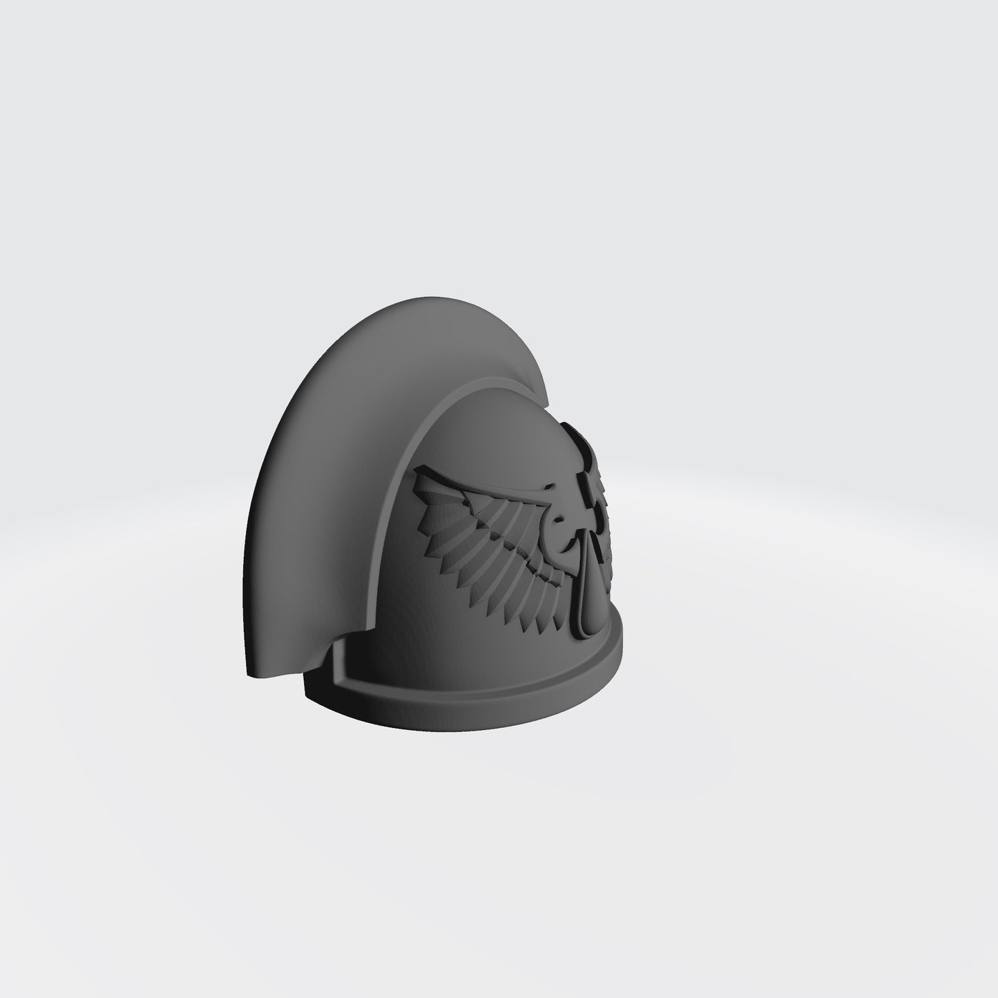 Blood Angels MKIII Shoulder Pad with 3 Quarter Ridge Left Shoulder for McFarlane Toys Space Marine Action Figures Sanguis Legion