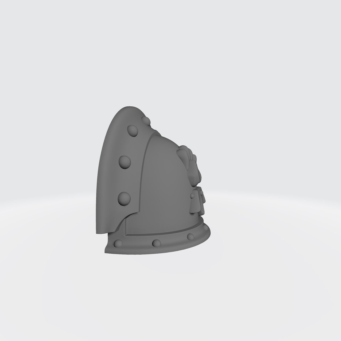 Imperial Fists Legion MKIII Deluxe Shoulder Pad Full Sword Breaker Studded with Double Rivets for McFarlane Toys Action Figures