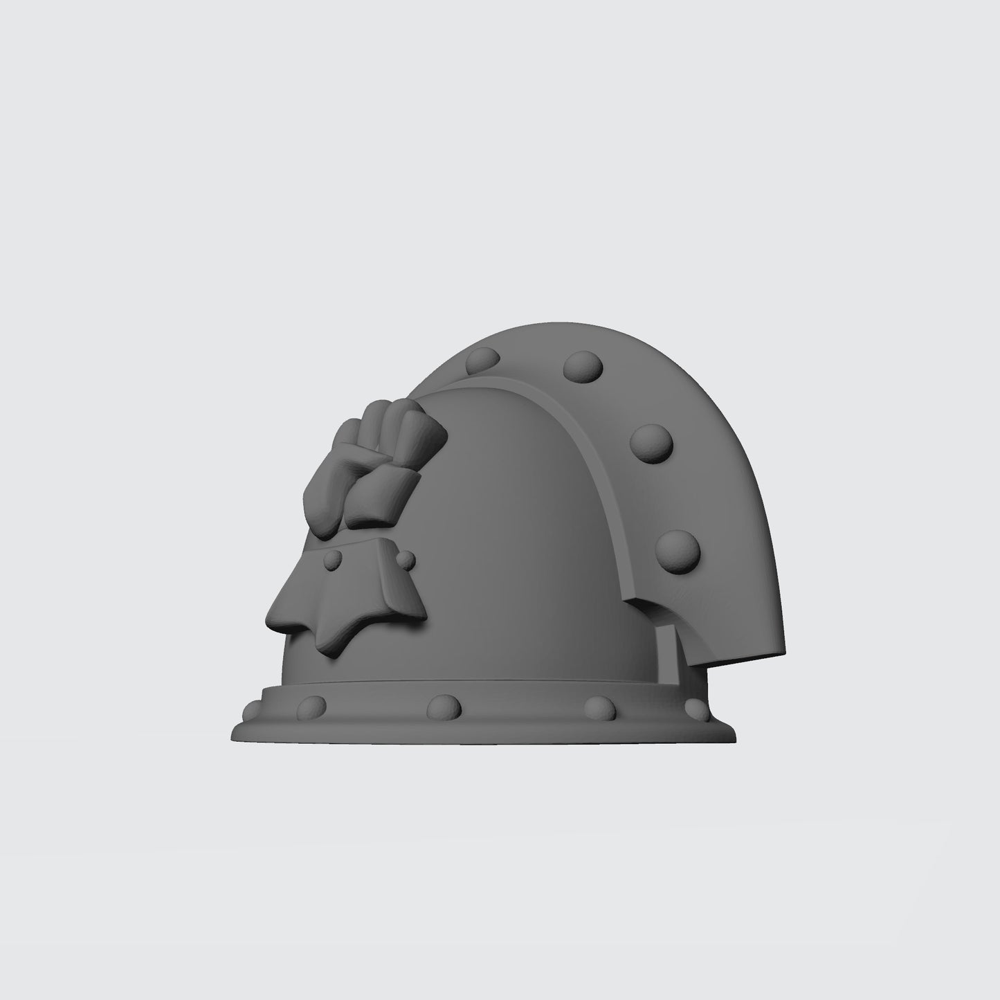 Imperial Fists Legion MKIII Deluxe Shoulder Pad Full Sword Breaker Studded with Double Rivets for McFarlane Toys Action Figures