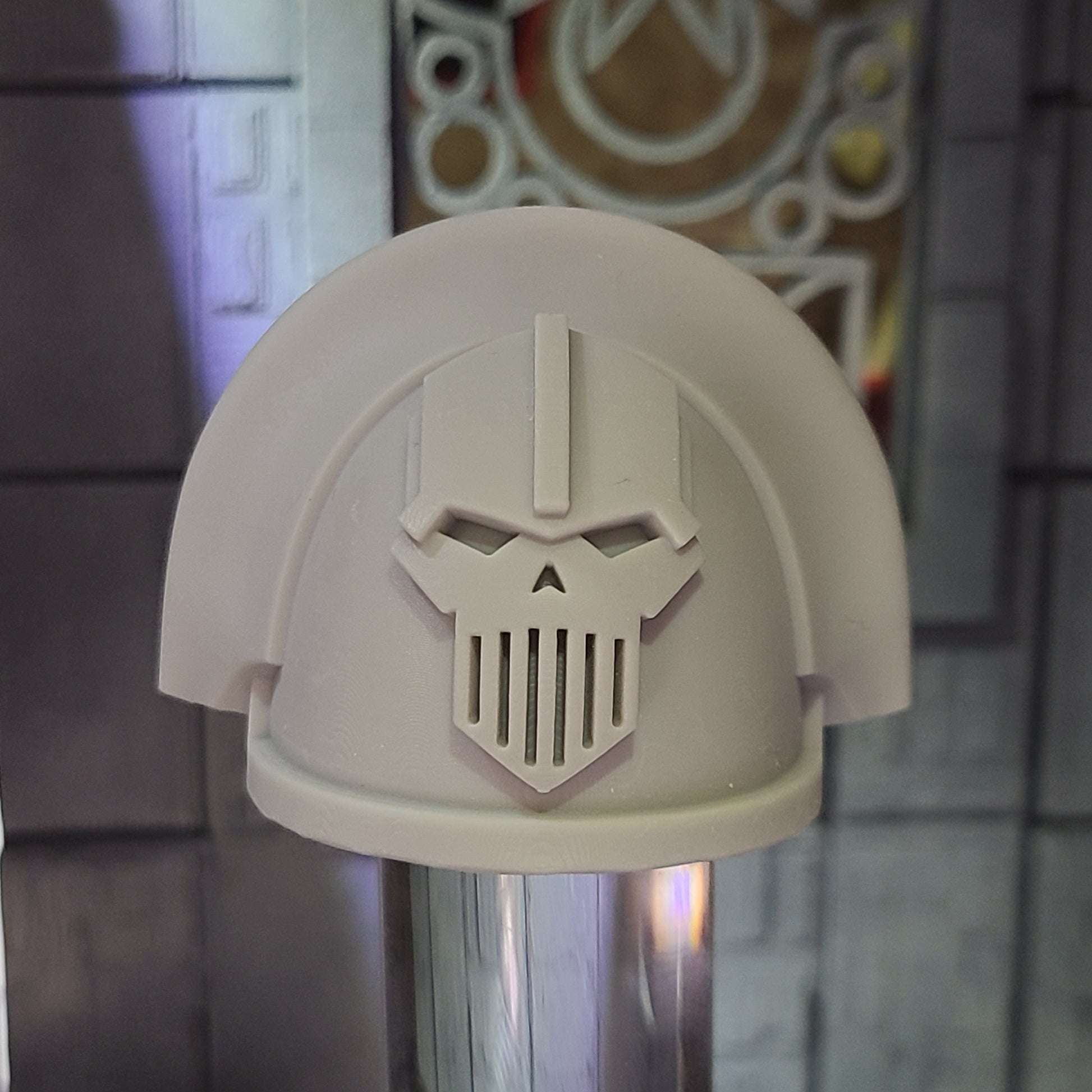 Iron Warriors Legion MKIII Shoulder Pad V10 for McFarlane Toys Traitor Marine Action Figures Custom 1:12th Scale Pauldrons