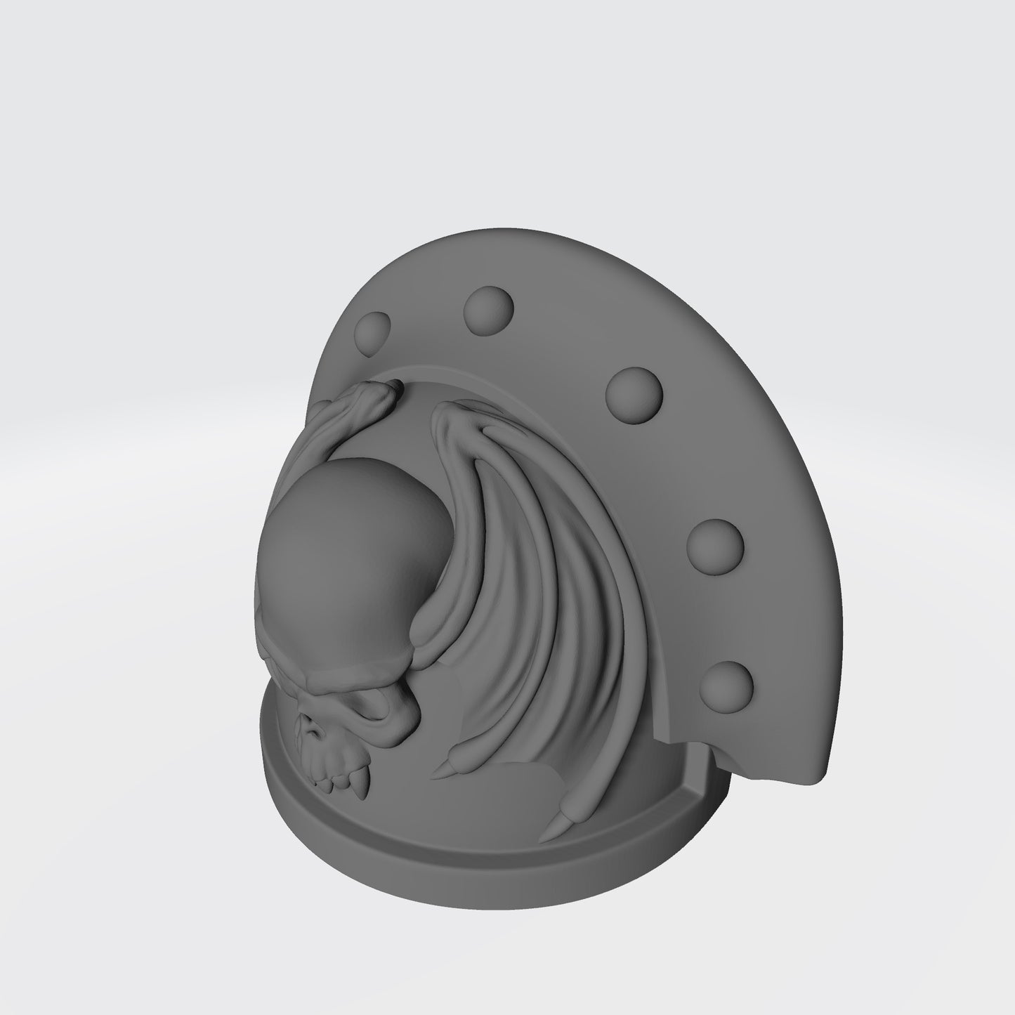 Night Lords Legion Qty: 10 MKIII Shoulder Pad Ver 11 for 28mm Scale Traitor Marine Miniatures