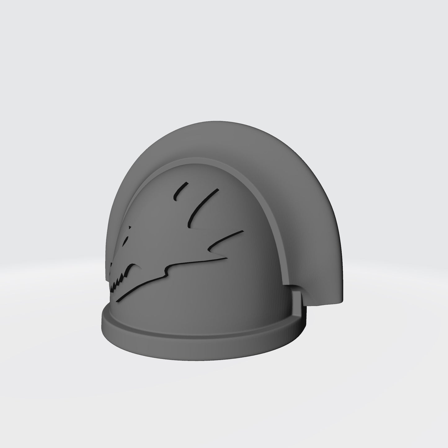 Salamanders Legion MKIII Full Sword Breaker Shoulder Pad for McFarlane Toys Action Figures