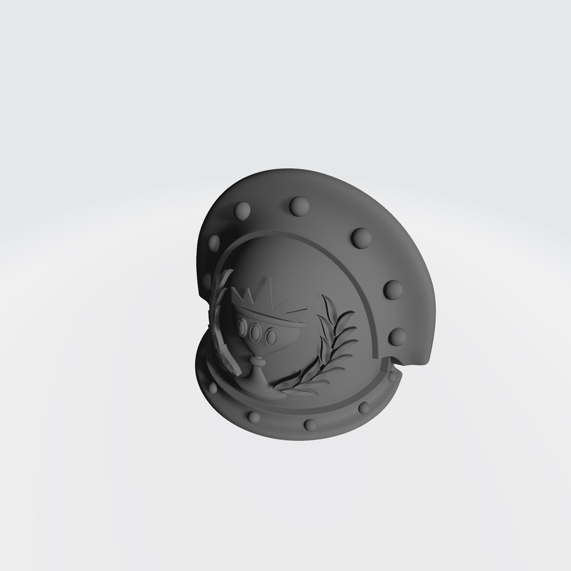 Soul Drinkers MKIII Shoulder Pad with Double Rivets for McFarlane Toys Space Marines by Fantasy World Games