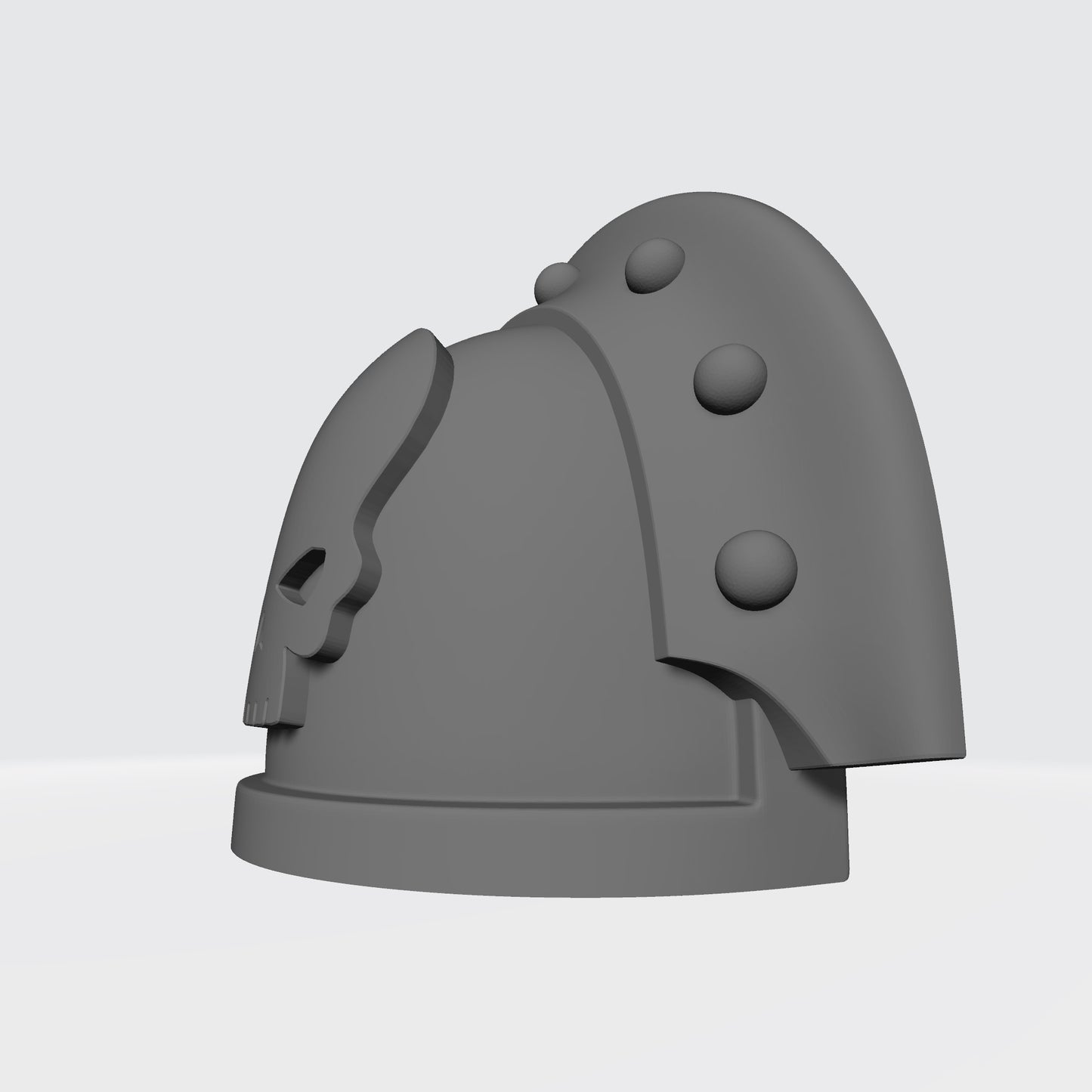 Space Marine Mortifactors Chapter MKIII Full Sword Breaker Studded with Rivets Shoulder Pad for McFarlane Toys Action Figures