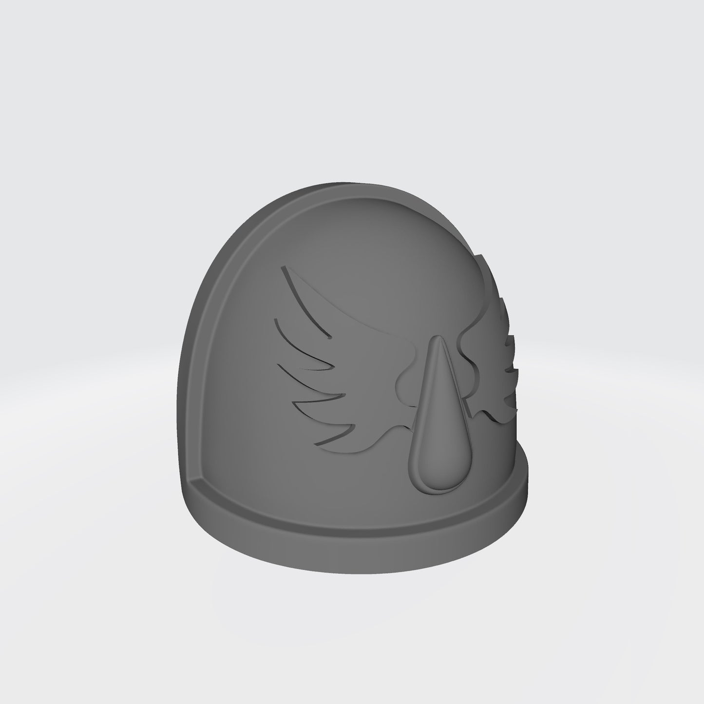 Blood Angels MKIV Shoulder Pad Winged Blood Drop Compatible with McFarlane Toys Space Marine Action Figures