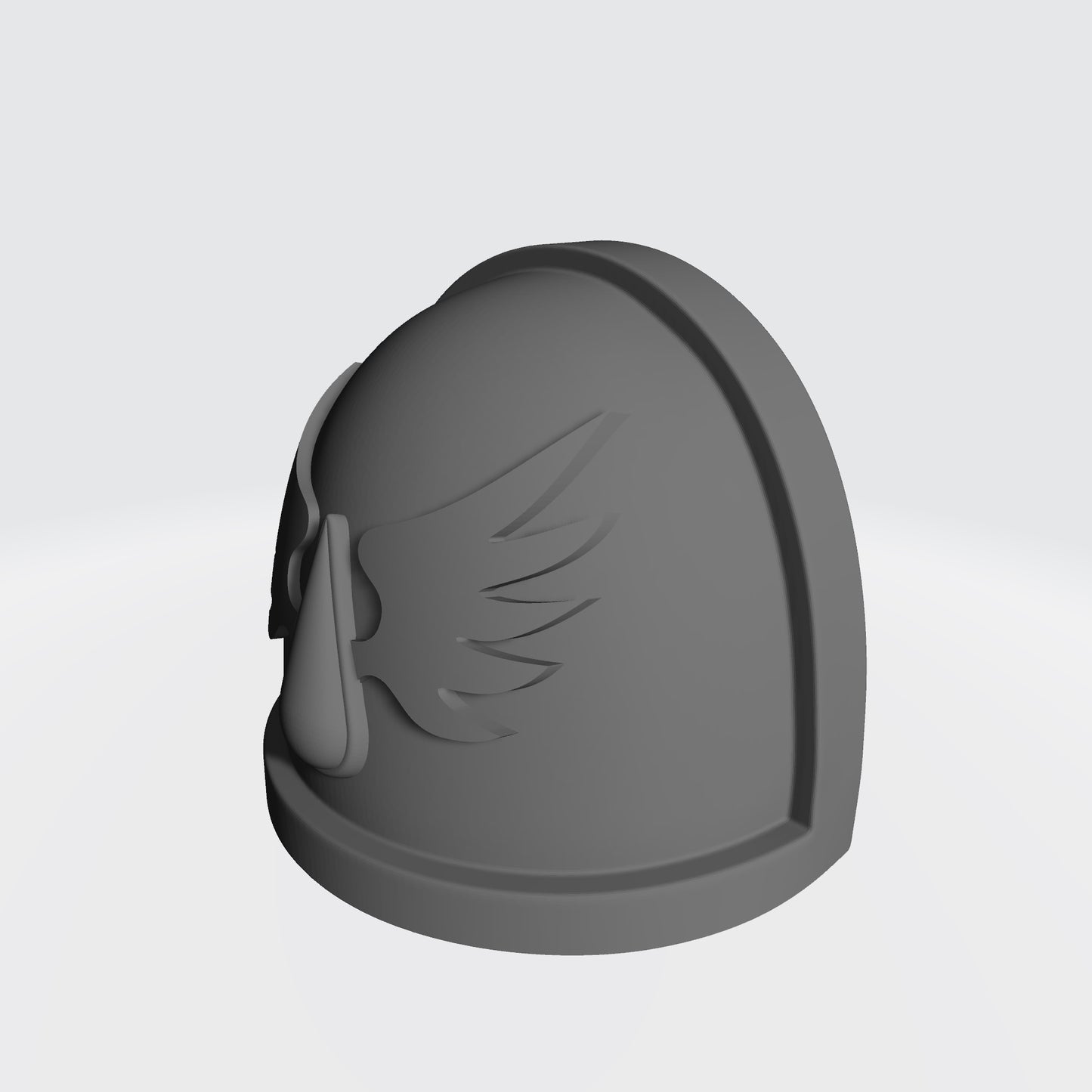 Blood Angels MKIV Shoulder Pad Winged Blood Drop Compatible with McFarlane Toys Space Marine Action Figures