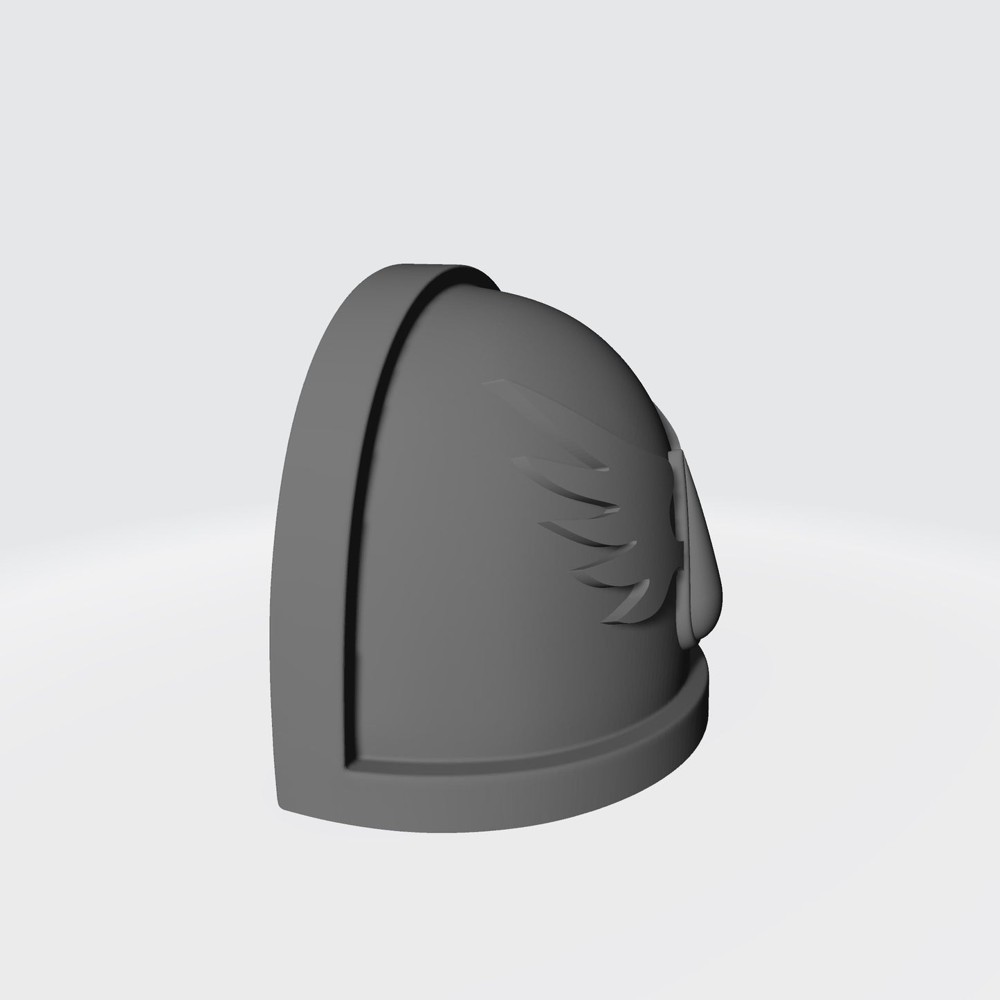 Blood Angels MKIV Shoulder Pad Winged Blood Drop Compatible with McFarlane Toys Space Marine Action Figures