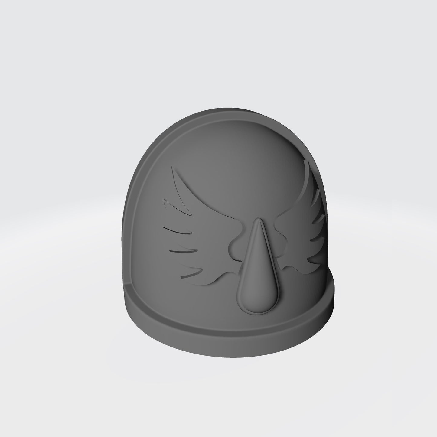 Blood Angels MKIV Shoulder Pad Winged Blood Drop Compatible with McFarlane Toys Space Marine Action Figures