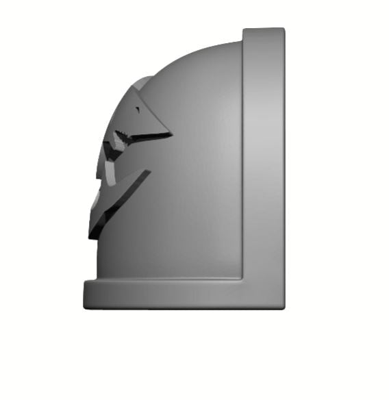 Custom Cacharodons Chapter Space Marine Shoulder Pads MKIV - Right for Grimdark Marine Custom Pauldrons