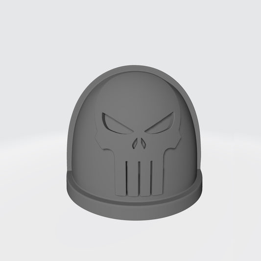 Space Marine Punisher Skull MKIV Shoulder Pad for McFarlane Toys Grimdark Marines Action Figures