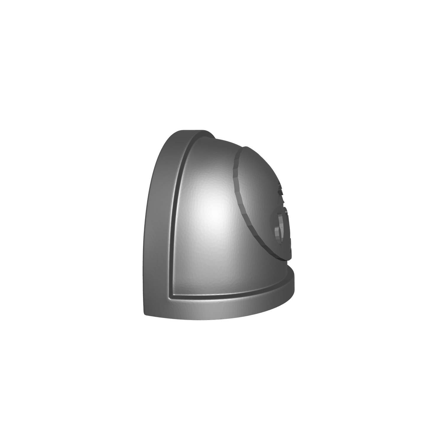Red Scorpions Chapter MK IV Shoulder Pad for McFarlane Toys Loyalist Marine Action Figures Custom 1:12th Scale Pauldron