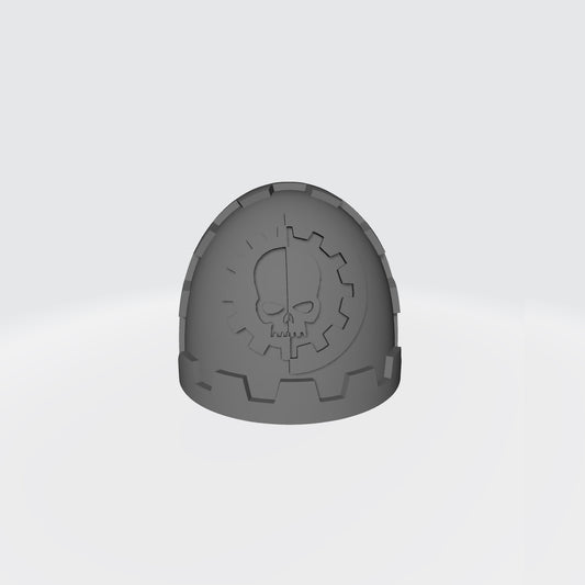 Techmarine Tech Priest Veteran MKIV Shoulder Pad for McFarlane Toys Space Marine Action Figures