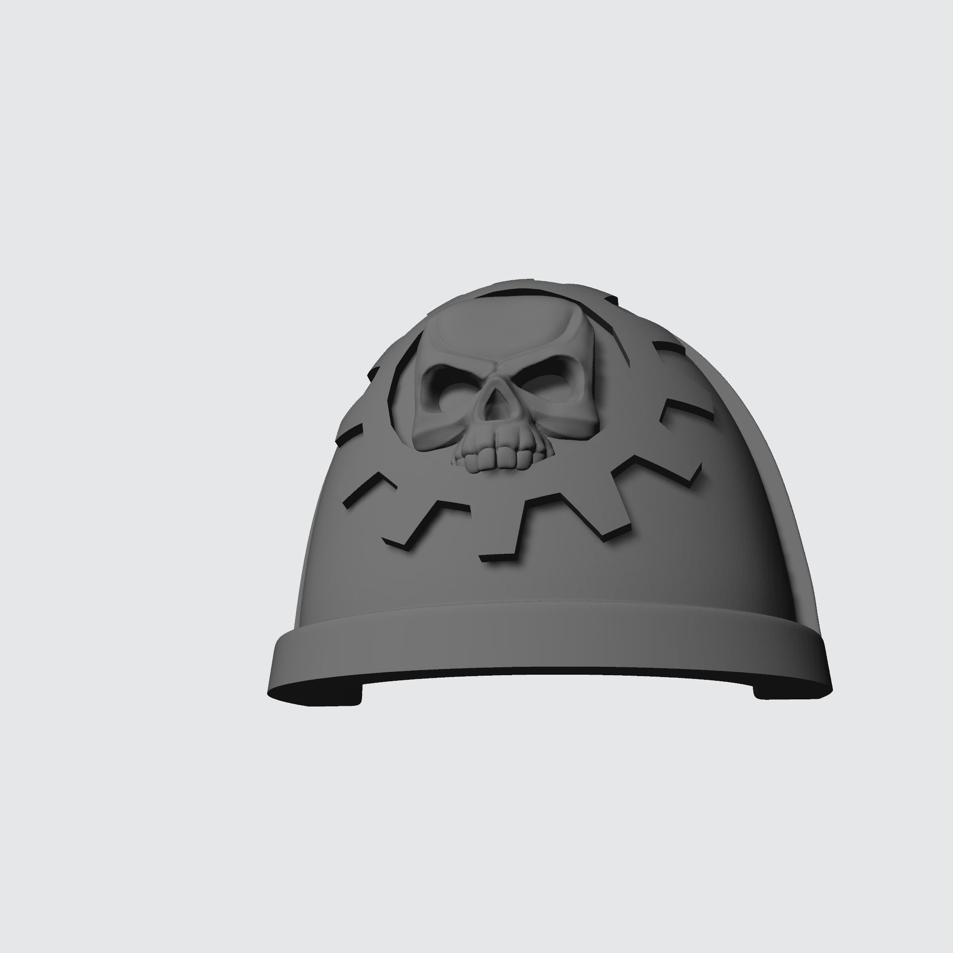 Techmarine MKIV Shoulder Pad Cog with Skull for McFarlane Toys Space Marine Action Figures