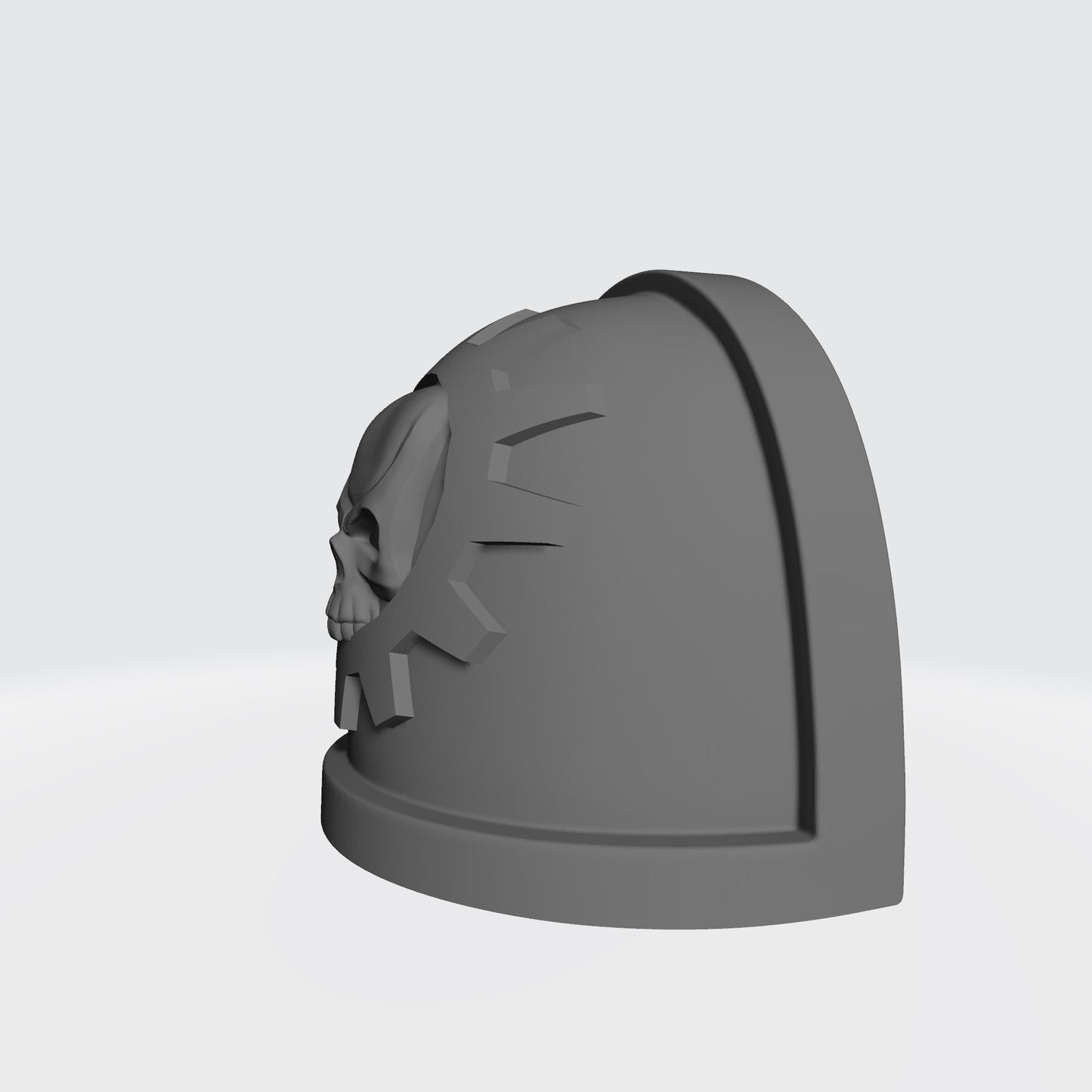 Techmarine MKIV Shoulder Pad Cog with Skull for McFarlane Toys Space Marine Action Figures